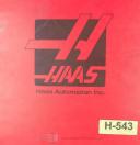 Haas-Haas Sl Series, Turning Centers, Operations Maintenance Programming Manual 2004-SL Series-04